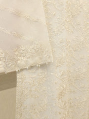 3 Piece - Pure Embroidered Cotton Net Suit S114627