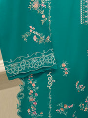 3 Piece - Embroidered Cambric  Suit S114636