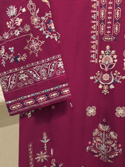 2 Piece - Embroidered Kora  Cotton Suit S114637