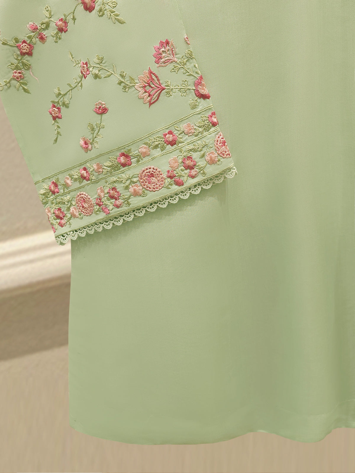 3 Piece - Pure Khaddi Silk Embroidered S114646