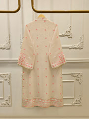 3 Piece - Pure Embroidered Cotton Net Suit S114653