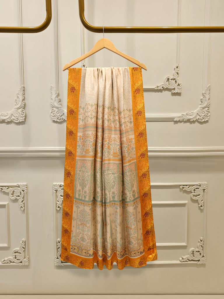 Agha Noor Elegant charmeuse silk Dupatta - Soft & Lightweight D120057, view 1