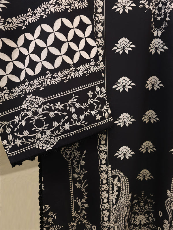 2-Piece Digital Printed Cambric Suit S114709