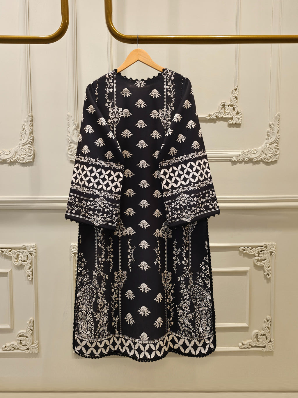 2-Piece Digital Printed Cambric Suit S114709