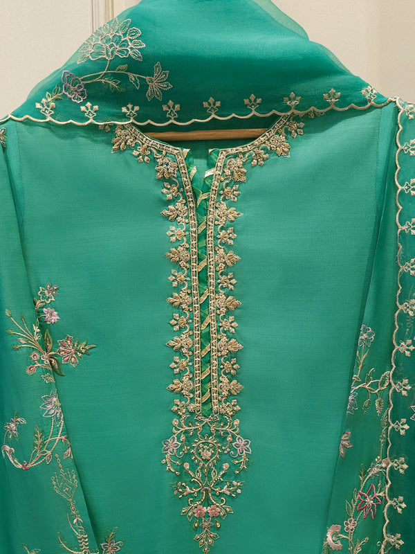 2 Piece - Pure Khaddi Silk Embroidered Suit S114711