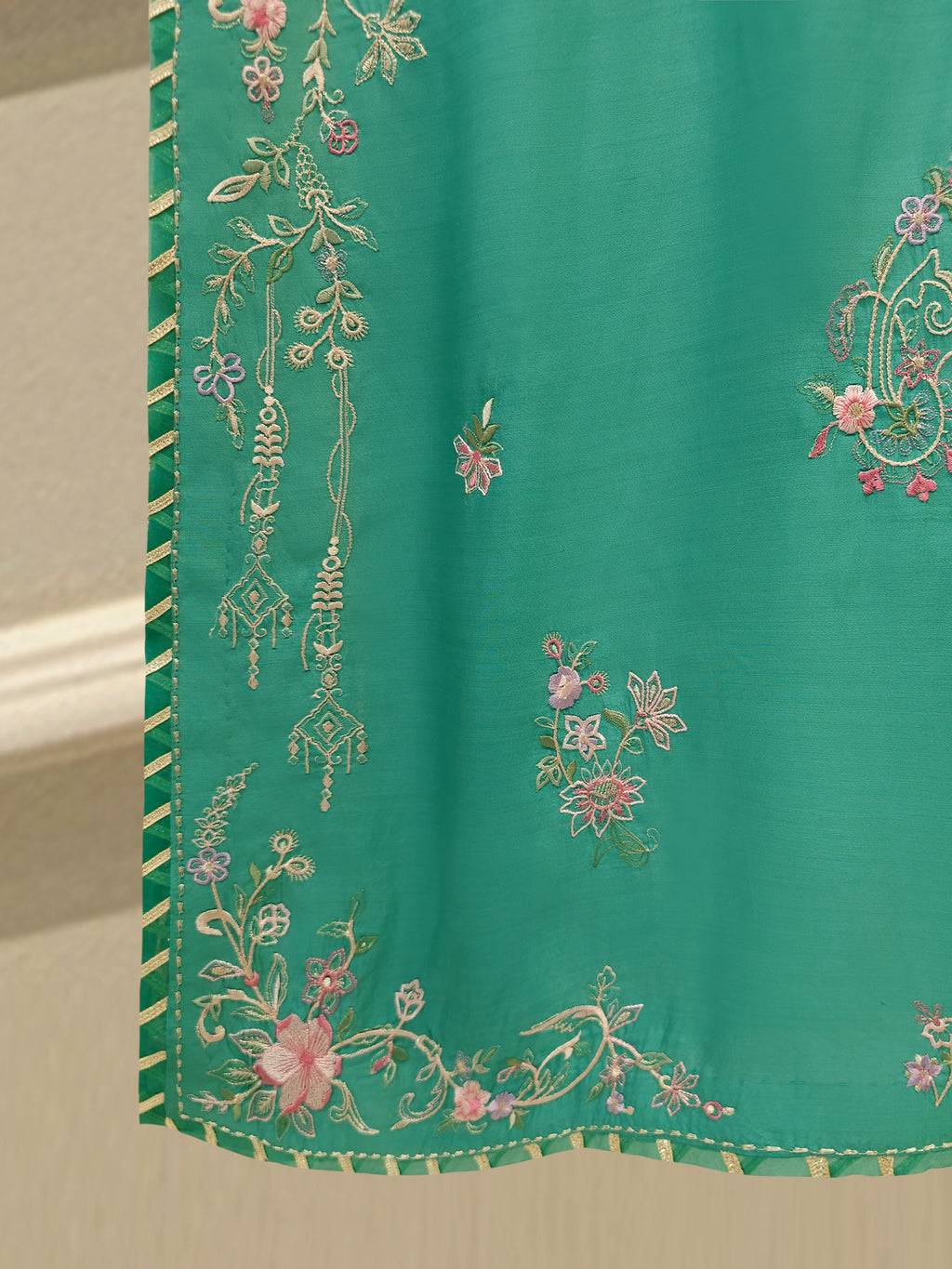 2 Piece - Pure Khaddi Silk Embroidered Suit S114711
