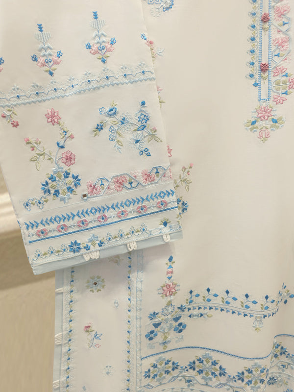 2 Piece - Embroidered Cambric  Suit S114731