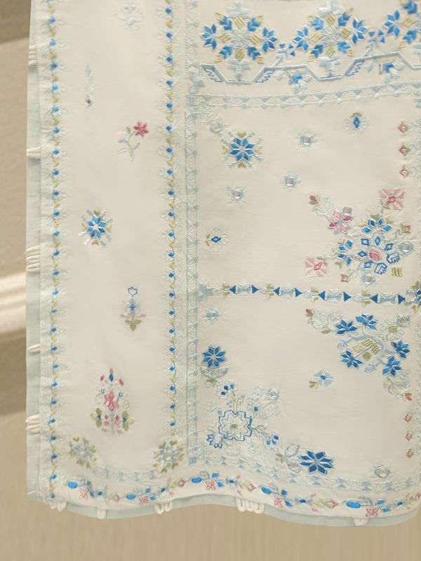 2 Piece - Embroidered Cambric  Suit S114731