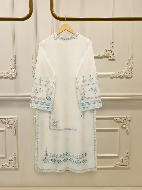 2 Piece - Embroidered Cambric  Suit S114731
