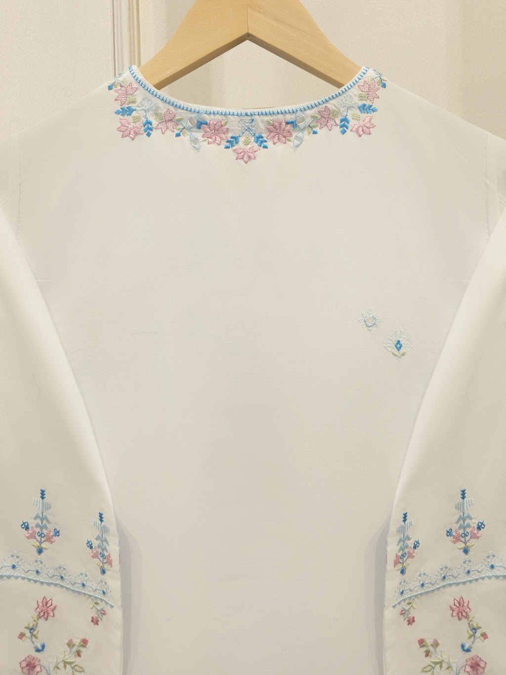 2 Piece - Embroidered Cambric  Suit S114731