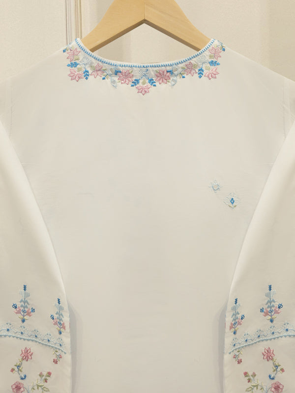 2 Piece - Embroidered Cambric  Suit S114731