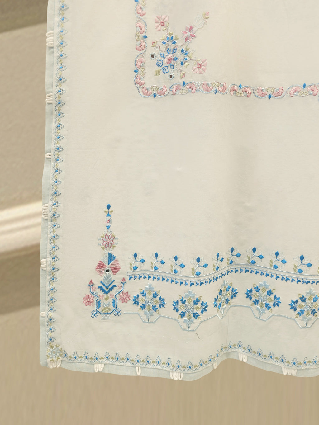 2 Piece - Embroidered Cambric  Suit S114731