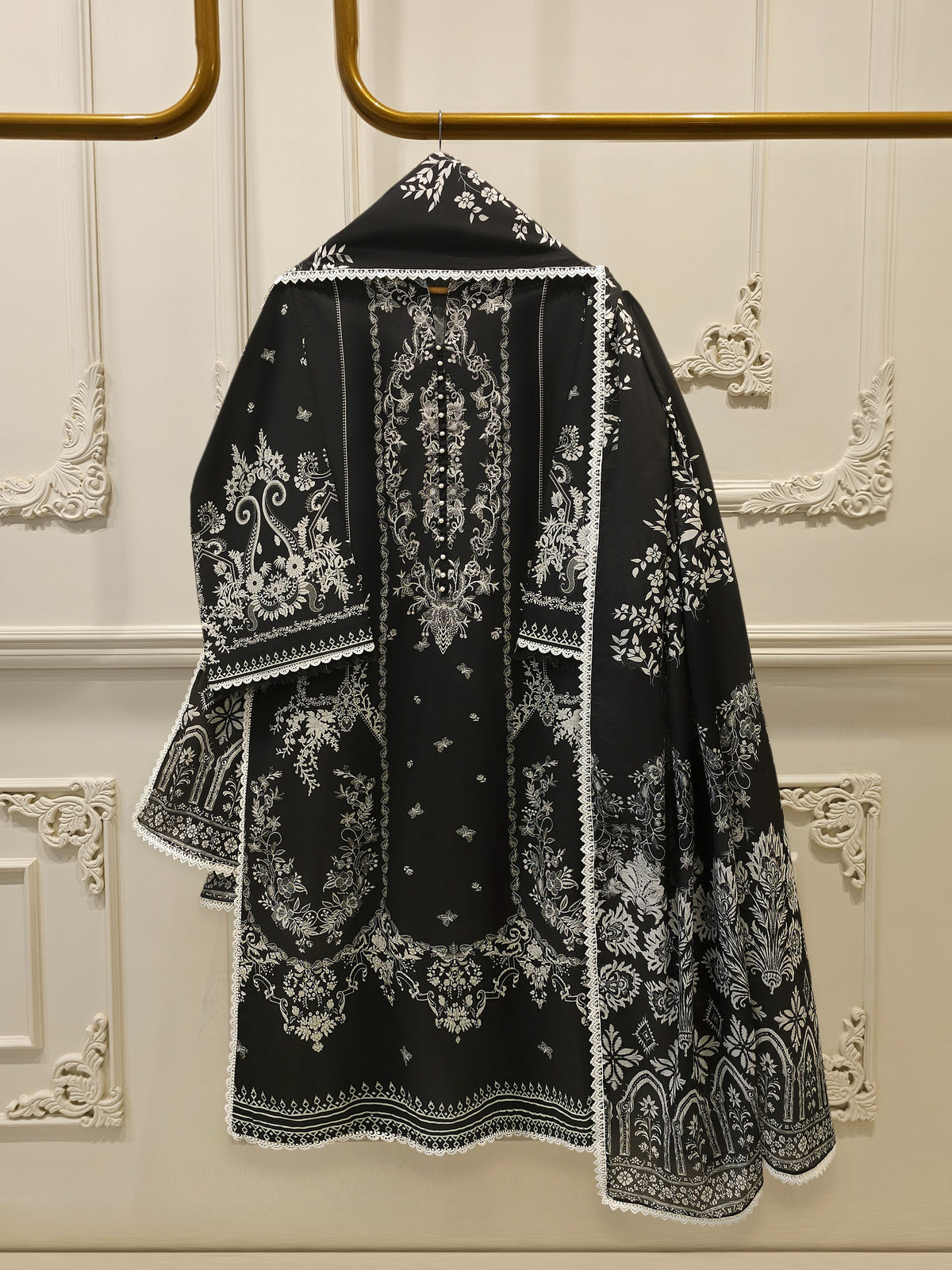 2-Piece Digital Printed Cambric Suit S114734 Main image