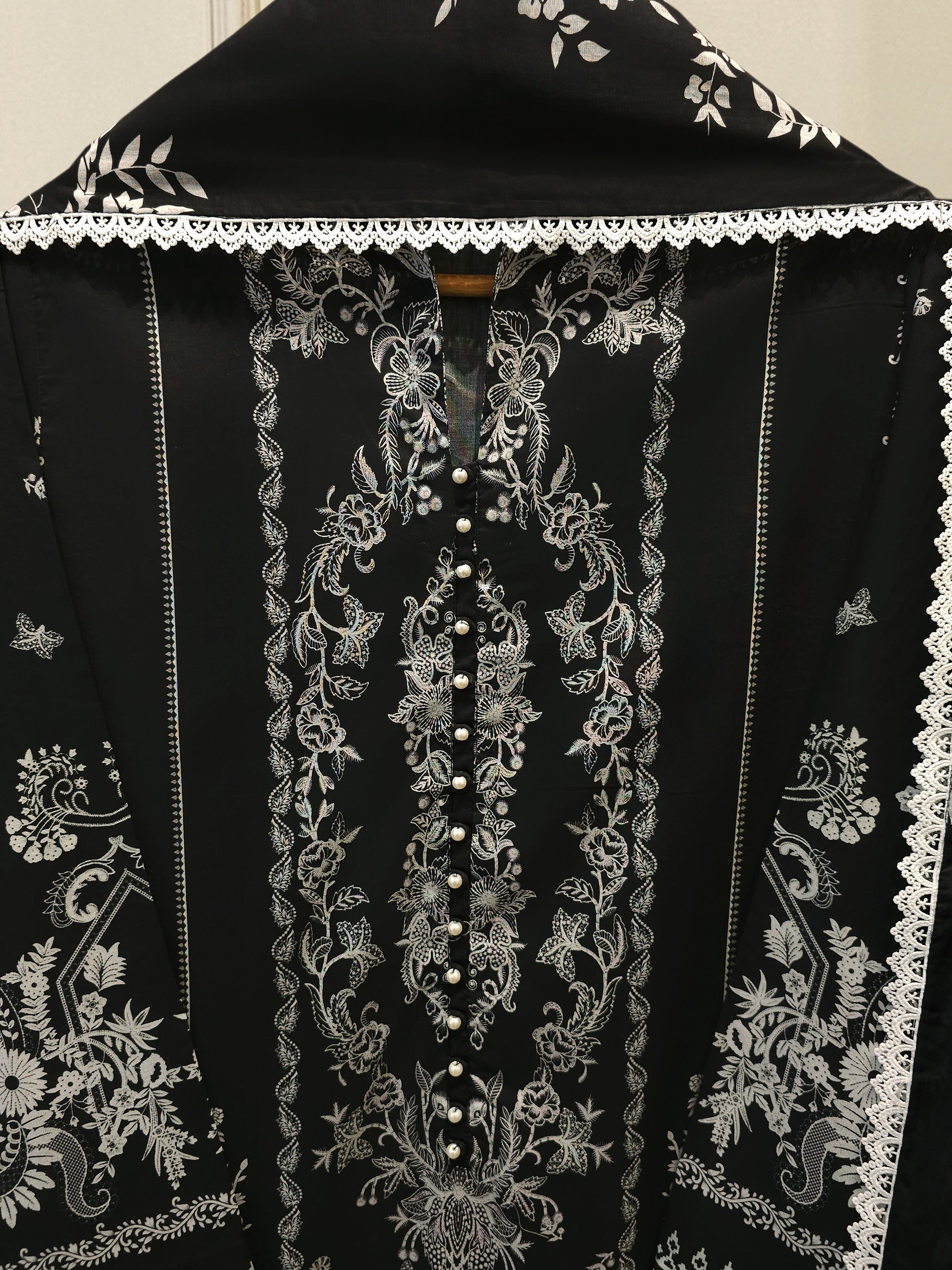 2-Piece Digital Printed Cambric Suit S114734 Secondary image