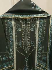 3-Piece Pure Embroidered Silk Suit – Luxury Elegant Women's Formal Wear S114736