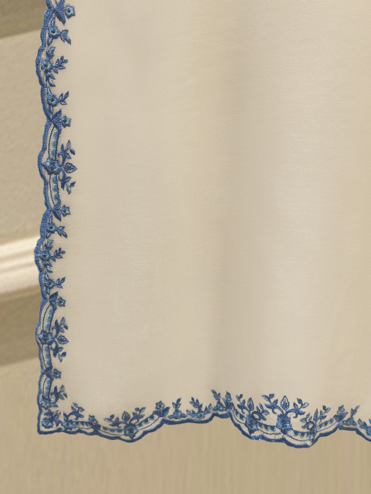 (Unstitched) 3 Piece - Pure Embroidered Cotton Net Suit S114767