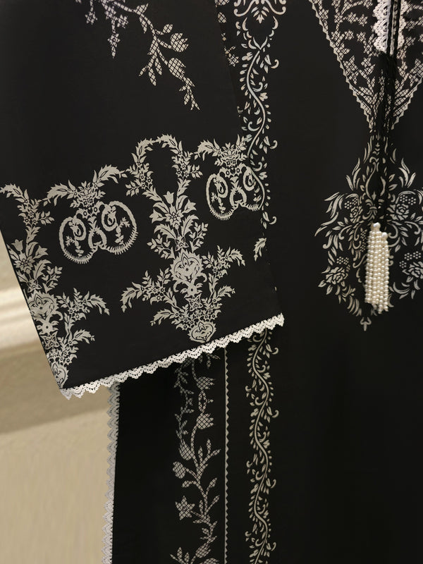 2-Piece Digital Printed Cambric Suit S114772