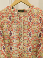 2-Piece Digital Printed Cambric Suit S114798