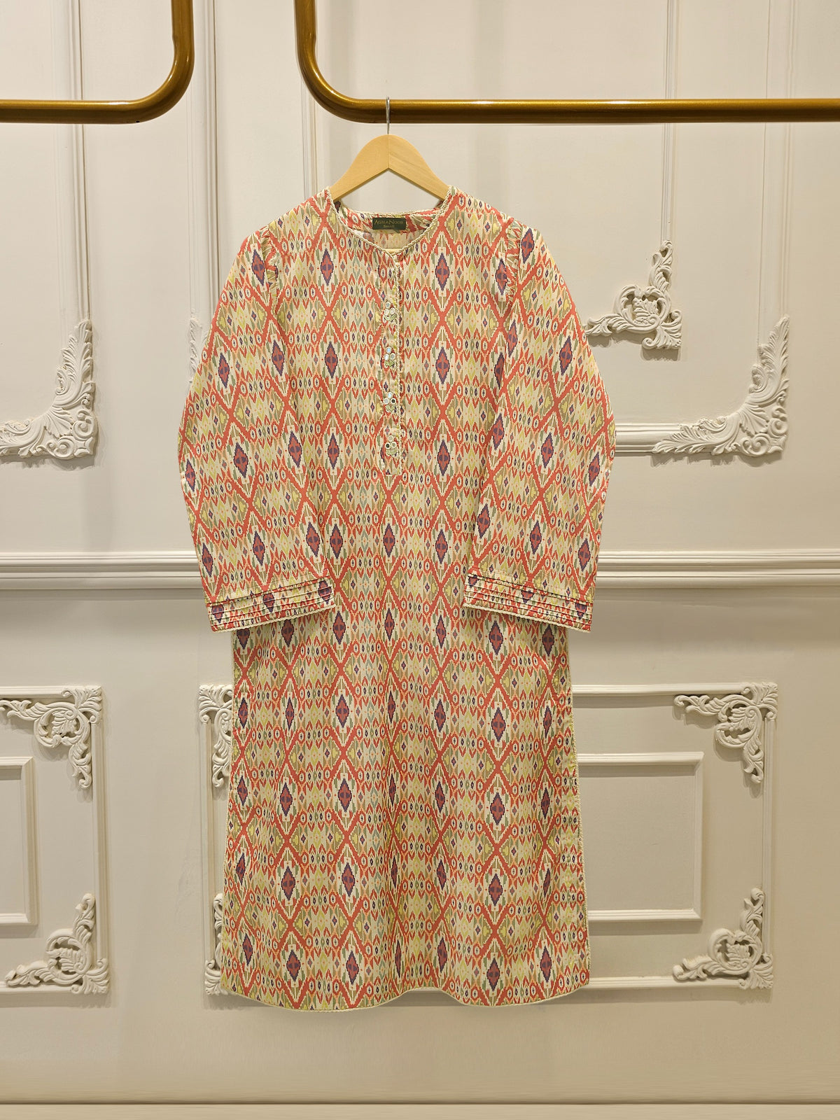 2-Piece Digital Printed Cambric Suit S114798 Main image
