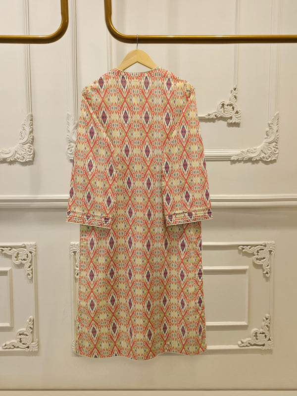 2-Piece Digital Printed Cambric Suit S114798