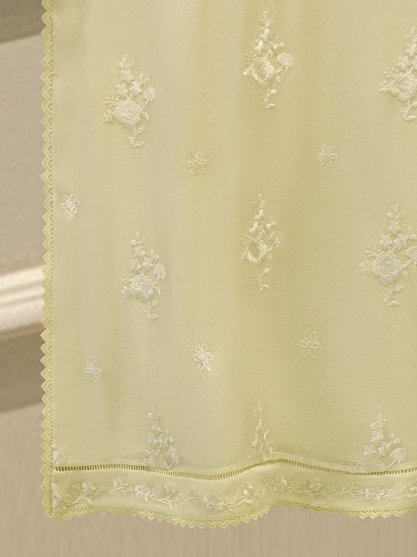 2 Piece - Pure Embroidered Cotton Net Suit S114821