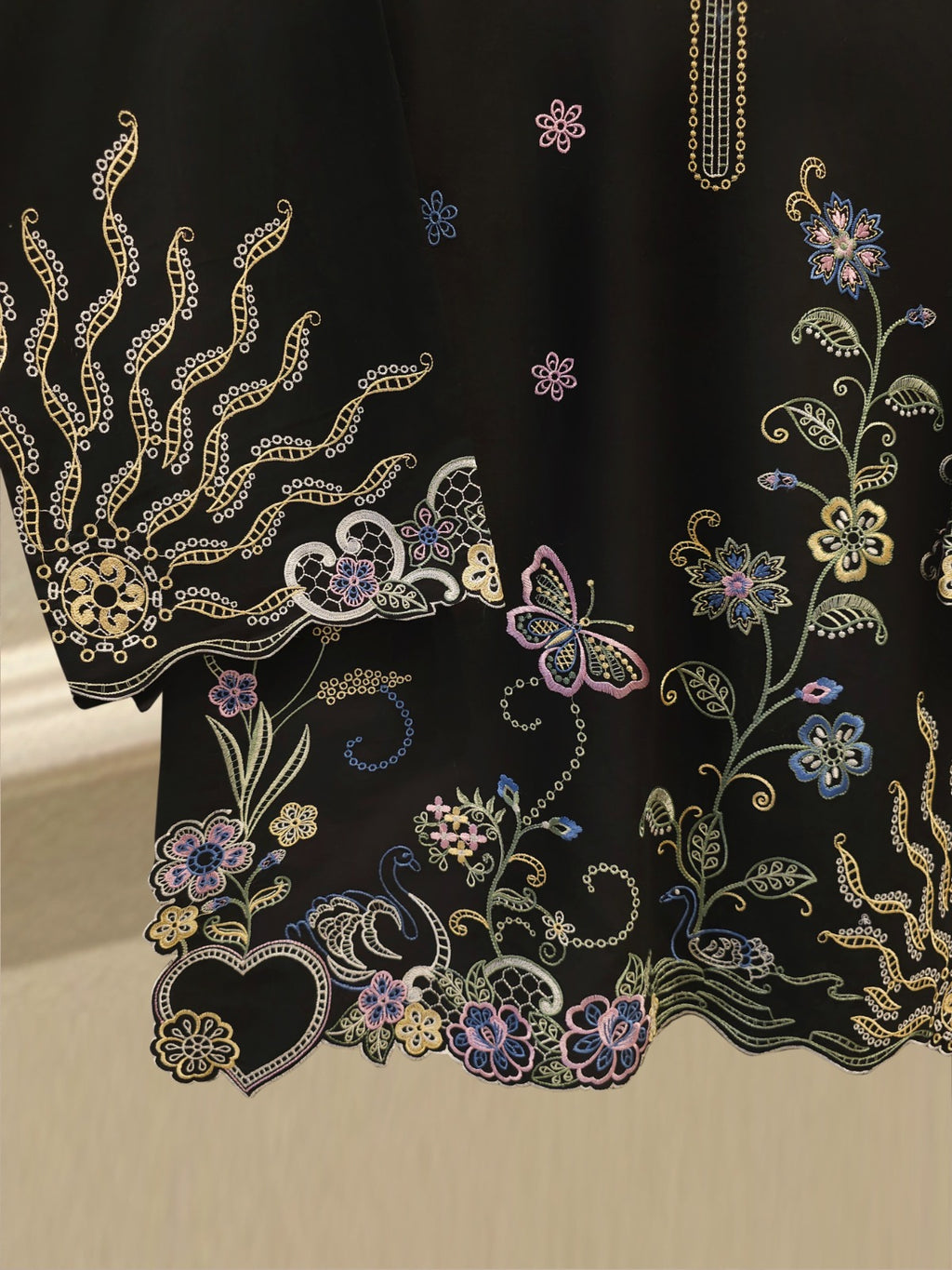 2 Piece - Embroidered Cambric Suit WS00340
