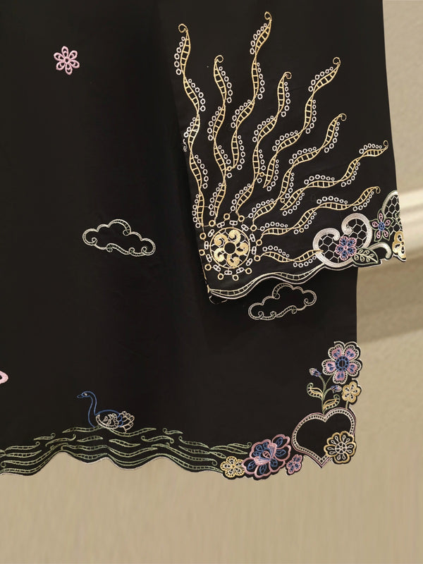 2 Piece - Embroidered Cambric Suit WS00340
