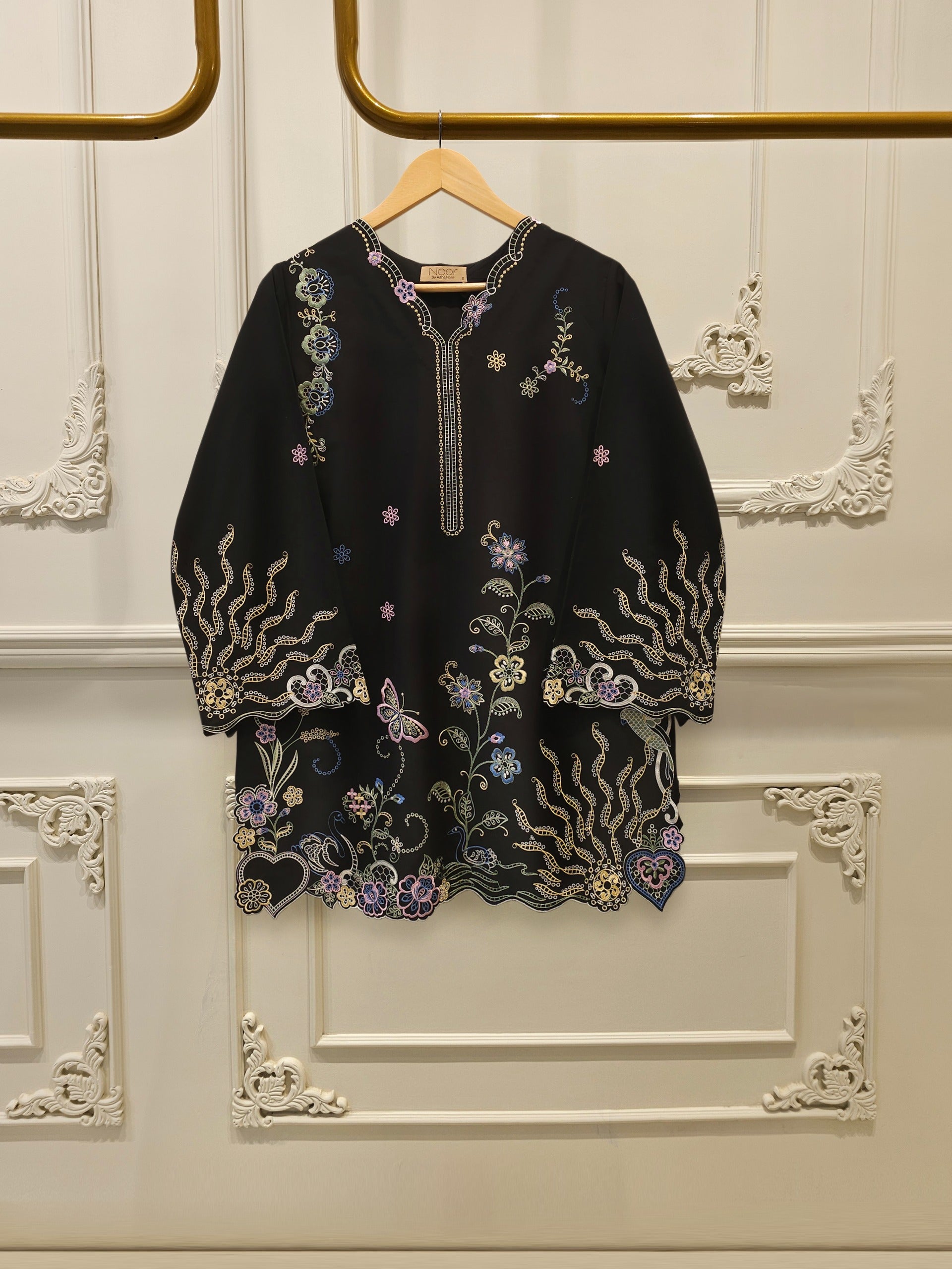 2 Piece - Embroidered Cambric Suit WS00340 Main image