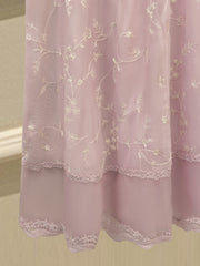 2 Piece - Pure Embroidered Cotton Net Suit S114827