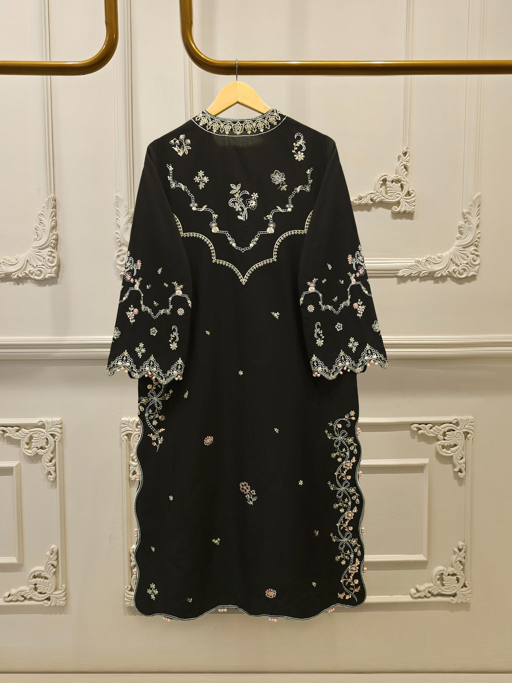 2 Piece - Embroidered Cambric Suit S114869