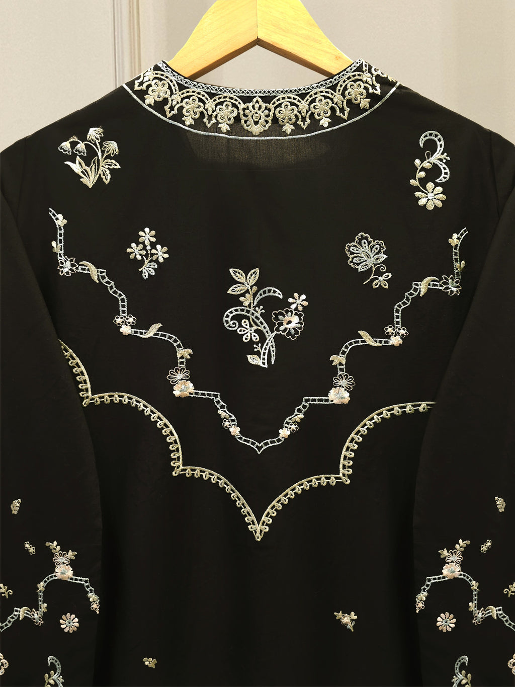 2 Piece - Embroidered Cambric Suit S114869