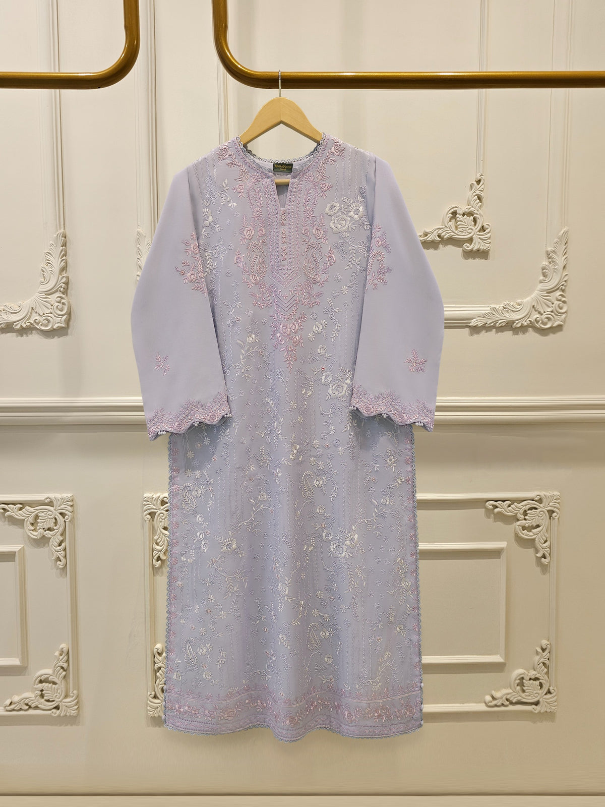 Embroidered Kora  Cotton Shirt S114887 Main image