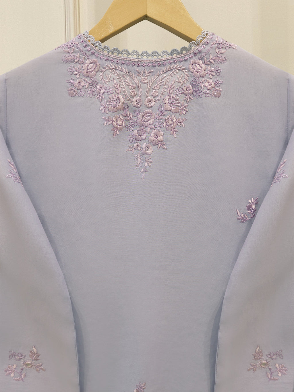 Embroidered Kora  Cotton Shirt S114887