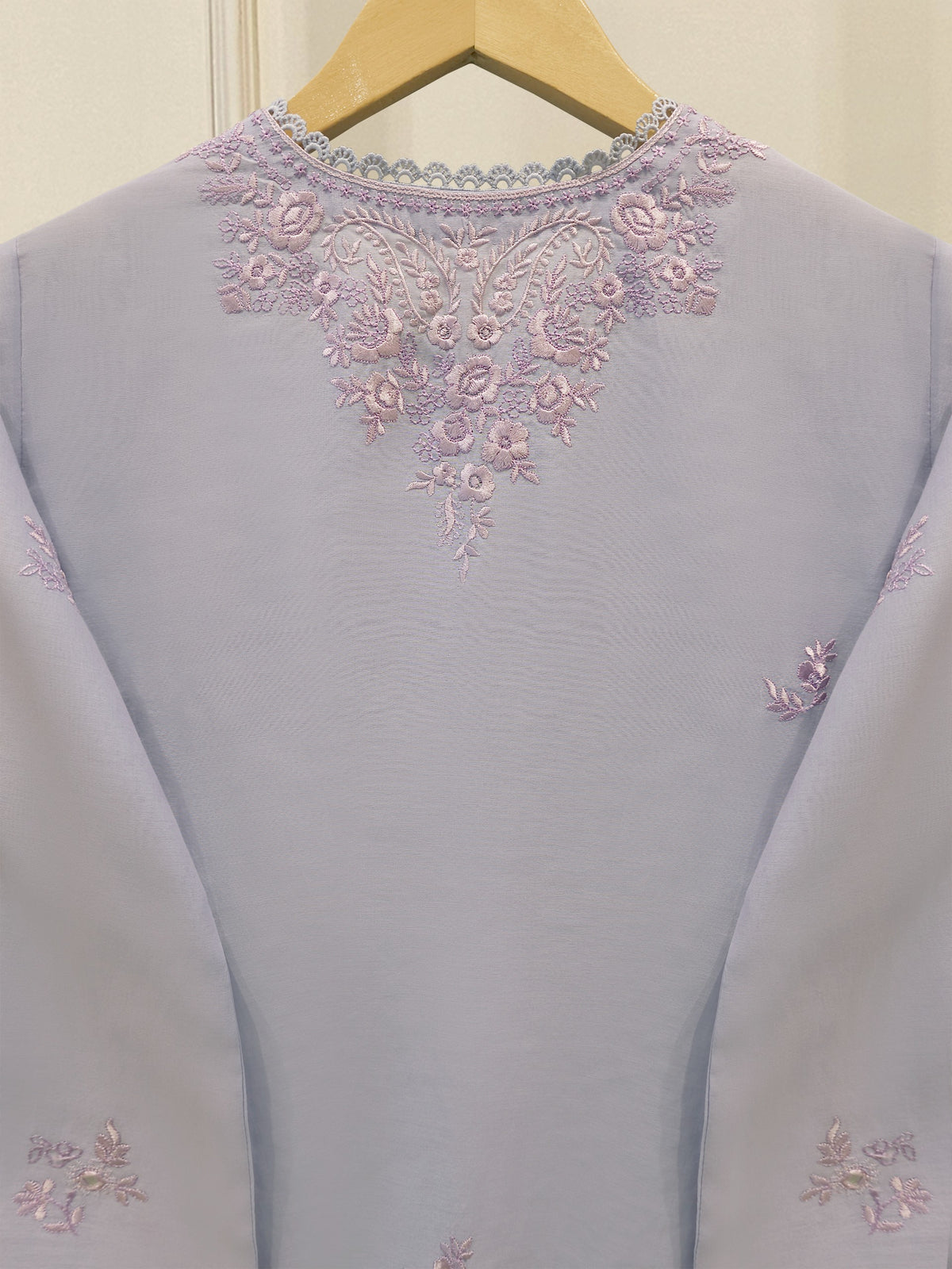 Embroidered Kora  Cotton Shirt S114887