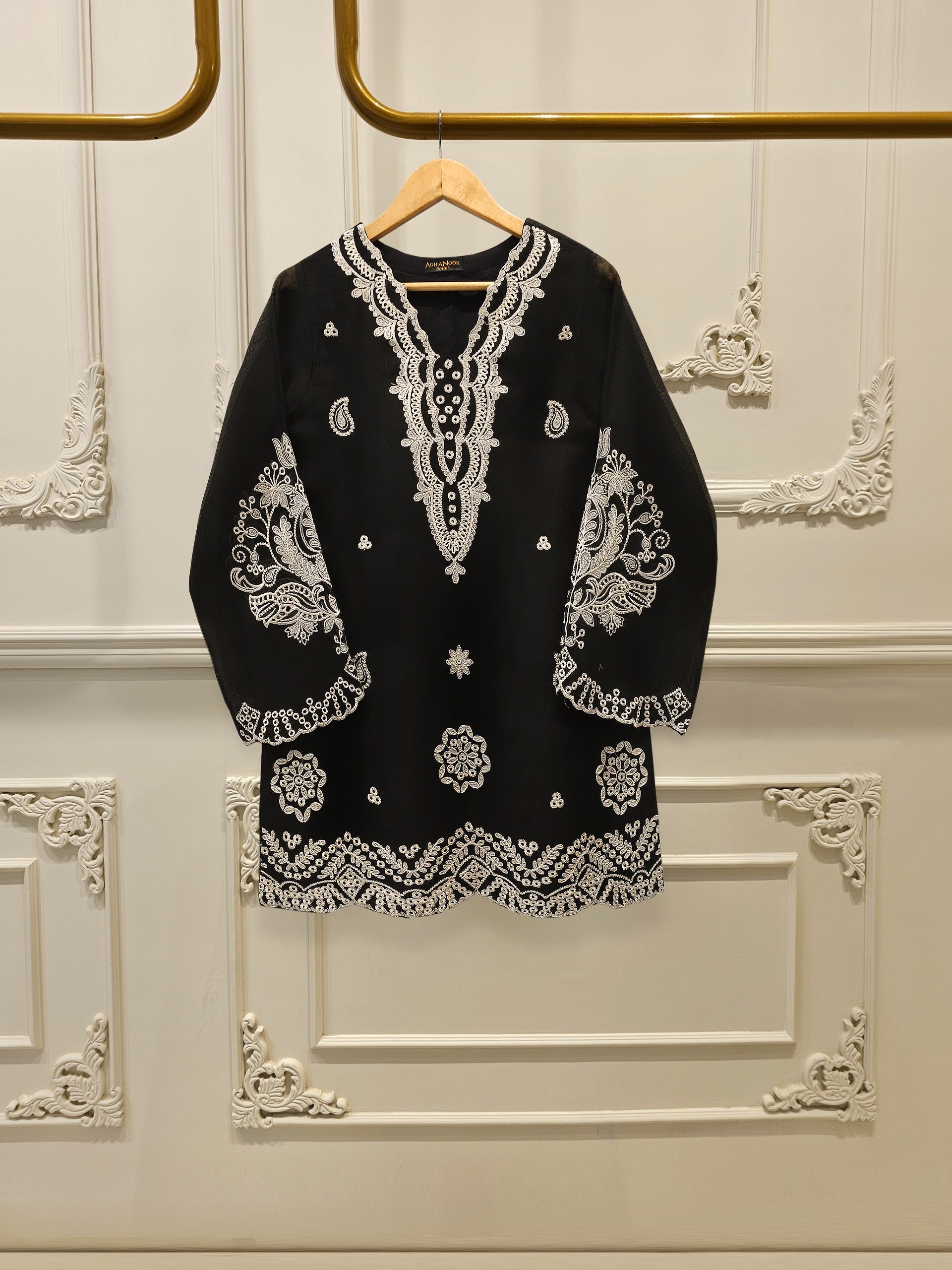 2 Piece - Embroidered cotton net Suit S114885 Main image