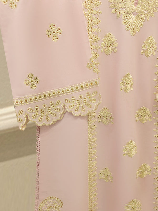 3 Piece - Embroidered Cambric Suit S114884