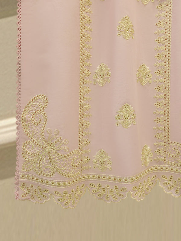 3 Piece - Embroidered Cambric Suit S114884