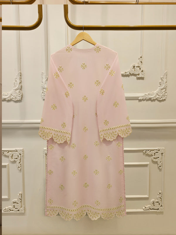 3 Piece - Embroidered Cambric Suit S114884