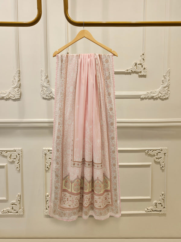 3 Piece - Embroidered Cambric Suit S114884