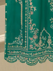 2 Piece - Pure Khaddi Silk Embroidered  Suit S114894