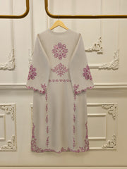 3 Piece - Pure Khaddi Silk Embroidered  Suit S114914