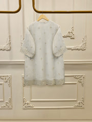 3 Piece - Pure Embroidered Cotton Net Suit S114931