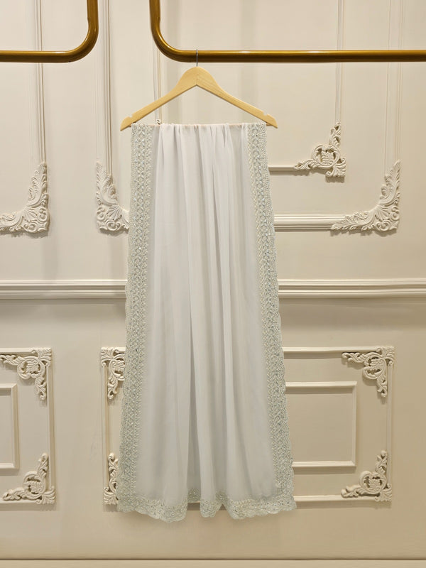 3 Piece - Pure Embroidered Cotton Net Suit S114931