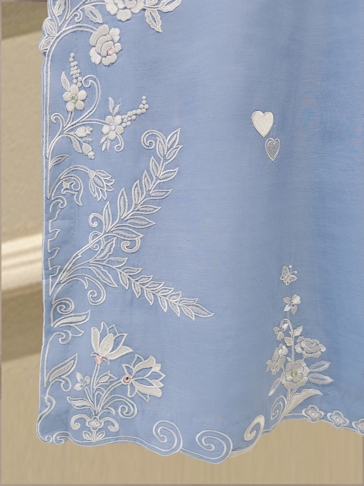 Embroidered Kora  Cotton Shirt S114926