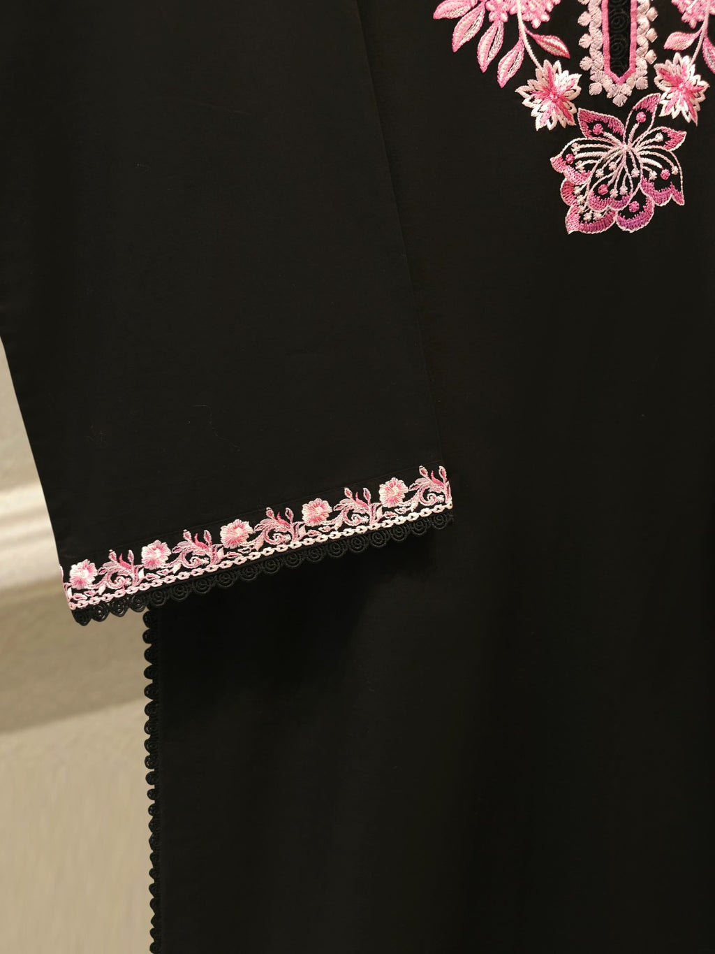 2 Piece - Embroidered Cambric Suit S114915