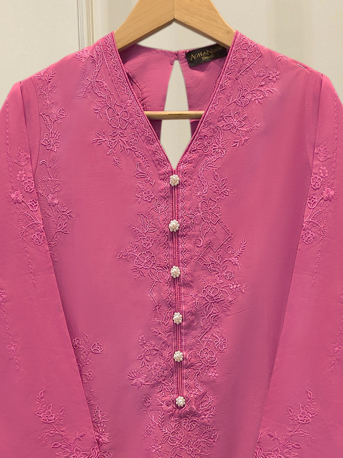 2 Piece - Embroidered Cambric Suit S114969