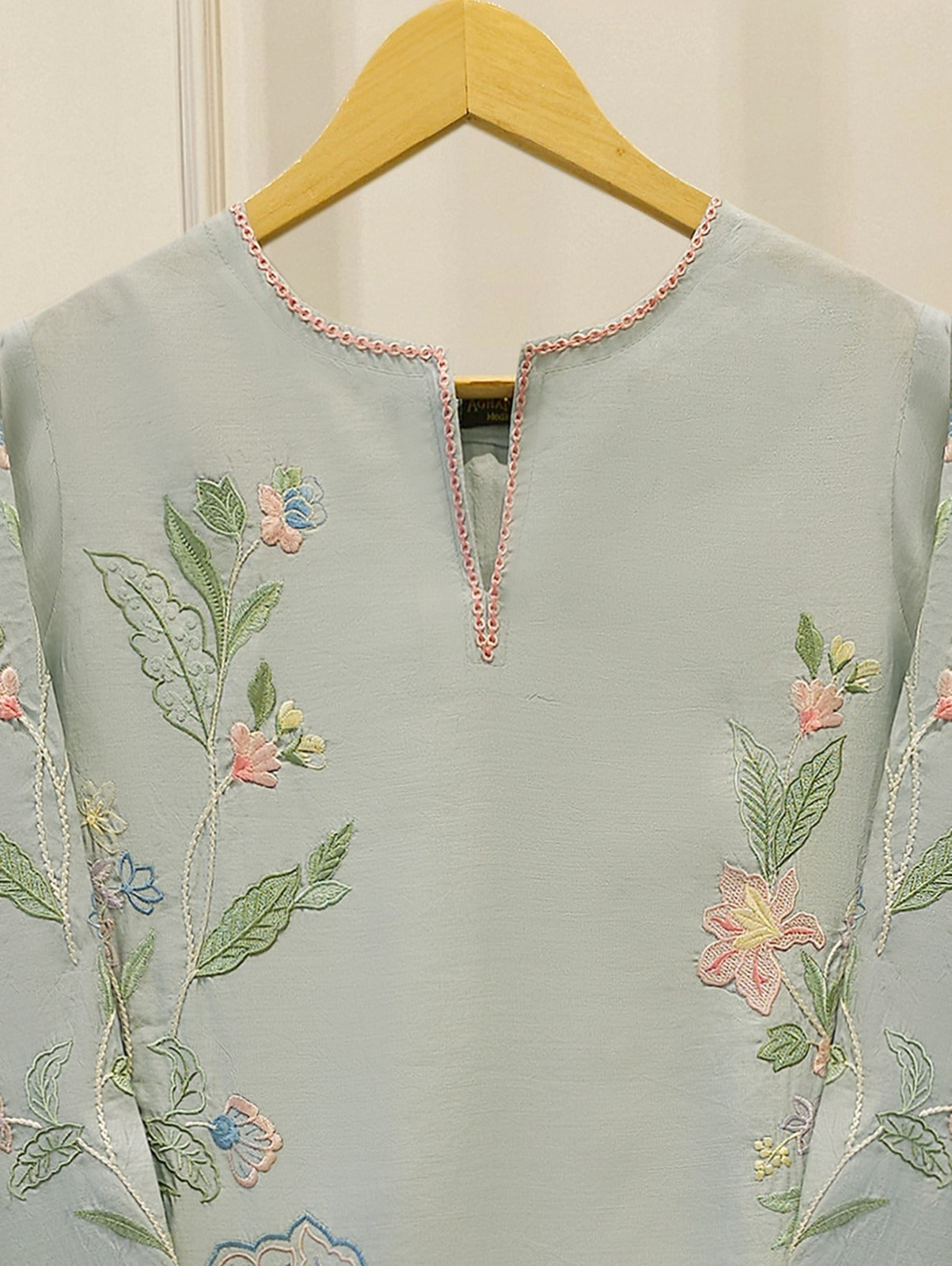 Pure Khaddi Silk Embroidered  Shirt S114966 Secondary image