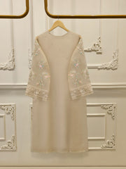 2 Piece - Pure Organza Embroidered Suit S114961
