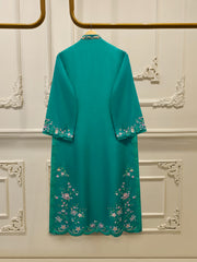 2 Piece - Pure Khaddi Silk Embroidered  Suit S115064