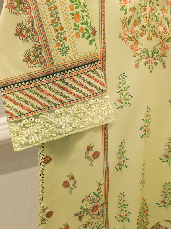 2 Piece -Digital Printed Cambric Suit S115080